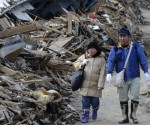 Desvastada completamente una localidad en Japón luego del tsunami: cerca de 10,000 personas desaparecidas.
