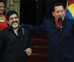 Visitó Maradona al presidente venezolano Hugo Chávez