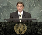 Canciller cubano interviene hoy en la ONU