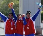 Cuba copó el podio en el ciclismo de ruta femenina en los Panamericanos