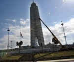 Se prepara la Plaza de la Revolución de La Habana para la visita del Papa