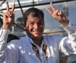 Rafael Correa: "Vamos hacia el fín de la pobreza"