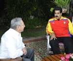 Sostuvo Raúl encuentro con Nicolás Maduro