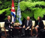 Recibió Raúl al Secretario General de la ONU