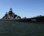 Crucero ruso escolta el tercer cargamento con armas químicas sirias