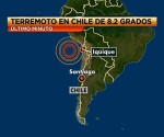 Seis muertos y casi un millón de evacuados por terremoto en Chile
