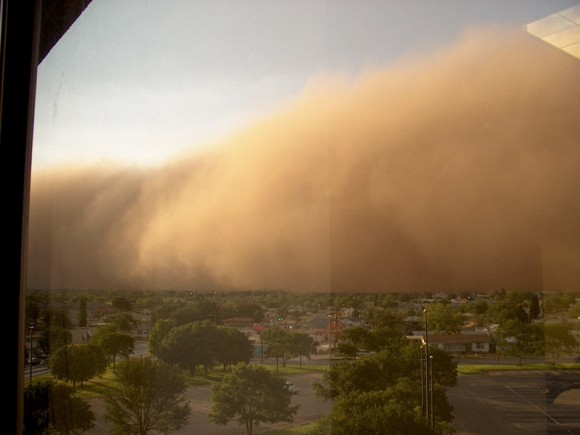 Tormenta de polvo en El Paso, Texas